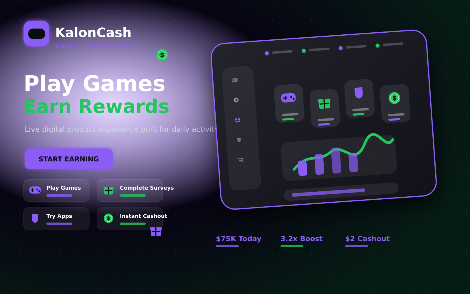 KalonCash preview